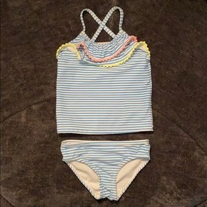 Little girls tankini swimsuit